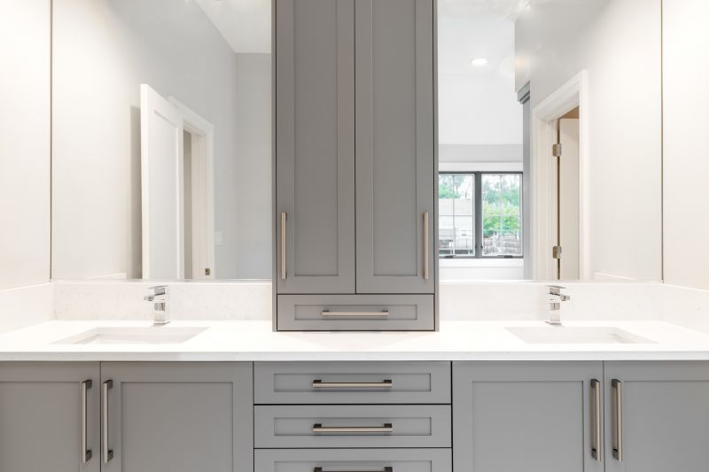 Refaced Bathroom Cabinets