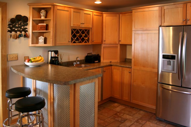 Cherry Cabinet Refacing in Austin, TX