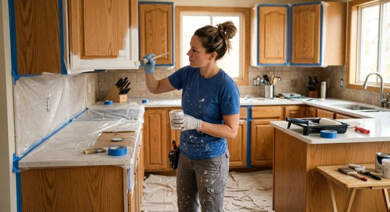 Oak Cabinet Remodeling in Terre Haute, IN