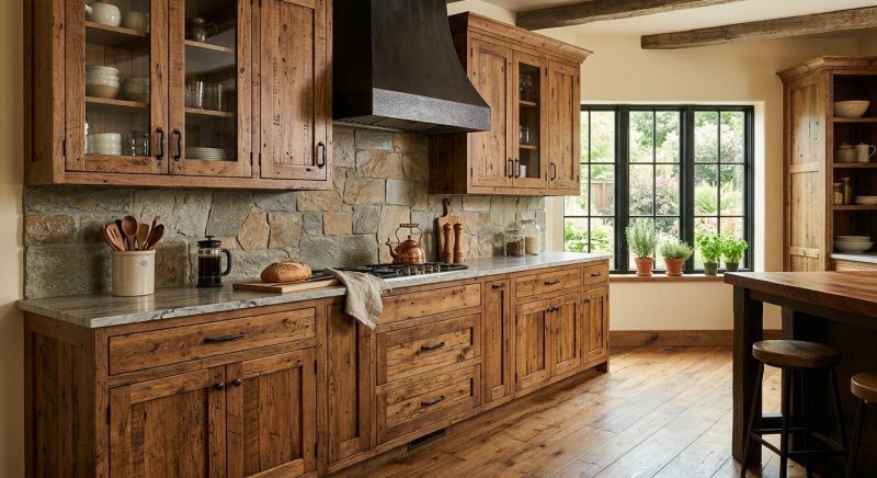 Rustic Cabinets Installation in Carmel, IN