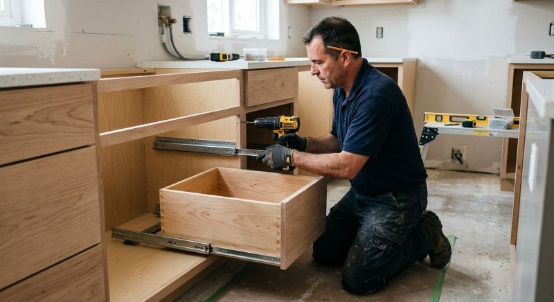 Wood Cabinet Installation in Carmel, IN